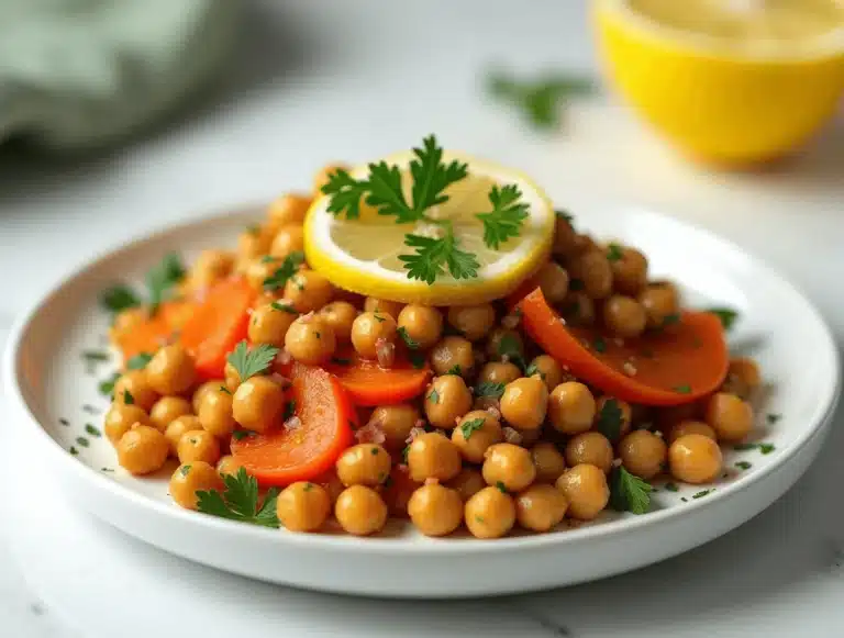 Quick & easy 5-Minute Carrot & Chickpea Salad Recipe for a Healthy Lunch