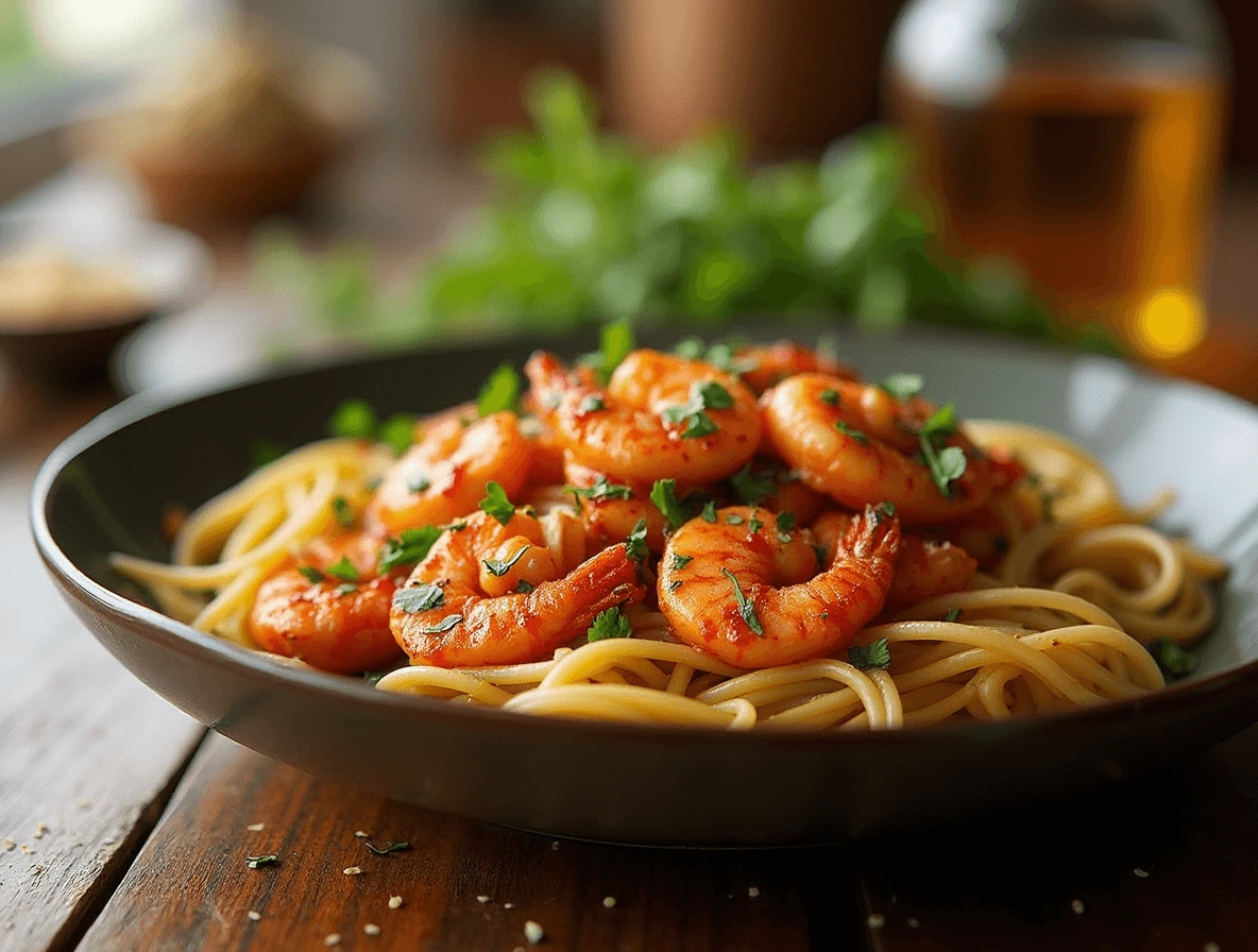 Creamy Jerk Shrimp Pasta with Bold Caribbean Flavors