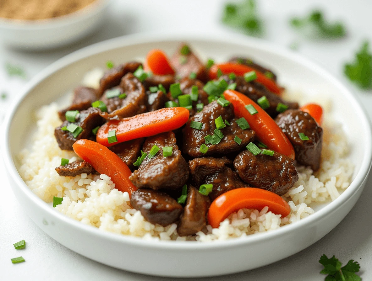 Stir Fry Ingredients – Venison, Vegetables & Sauce