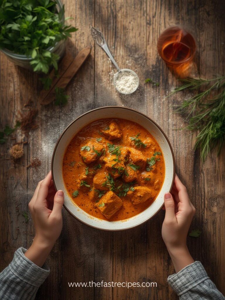 quick Butter Chicken recipe on The Fast Recipes - Express cooking