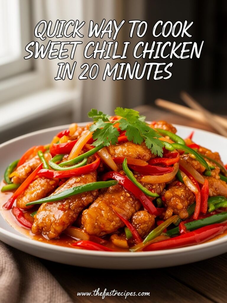 Chicken pieces, sweet chili sauce, garlic, soy sauce and sesame oil for sweet chili chicken recipe