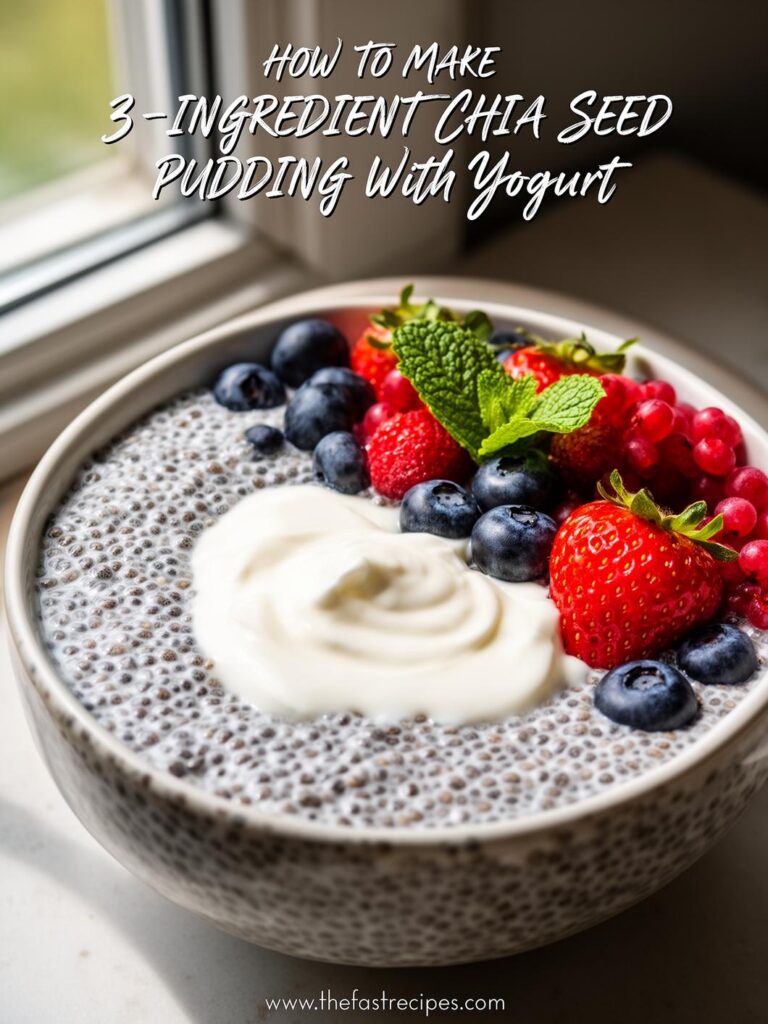 chia seed pudding with yogurt recipe on The Fast Recipes