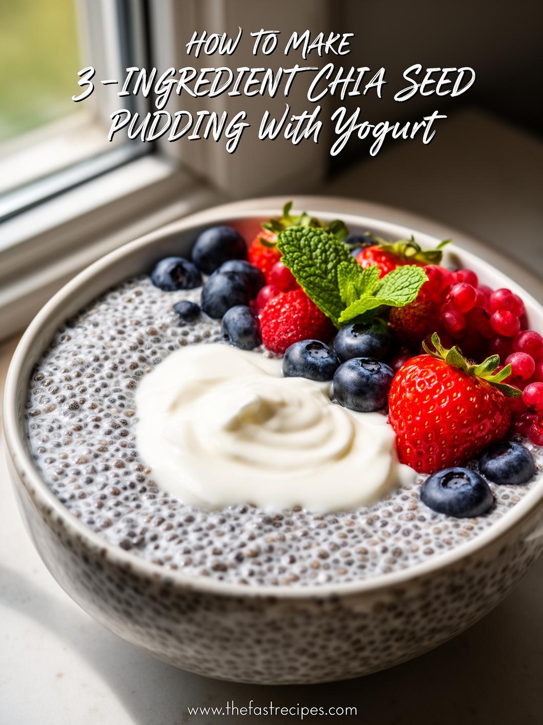 chia seed pudding with yogurt recipe on The Fast Recipes