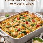 Chicken Primavera Pasta Bake recipe on The Fast Recipes