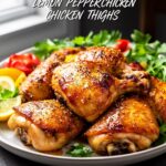 Honey Garlic Lemon Pepper Chicken Thighs recipe on The Fast Recipes