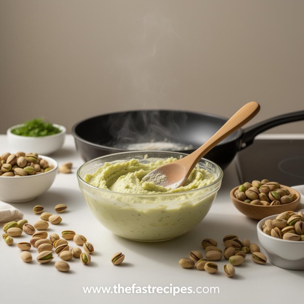 Step-by-step guide for Pistachio Ricotta Cake recipe on The Fast Recipes - quick meal preparation