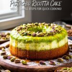 Pistachio Ricotta Cake recipe on The Fast Recipes